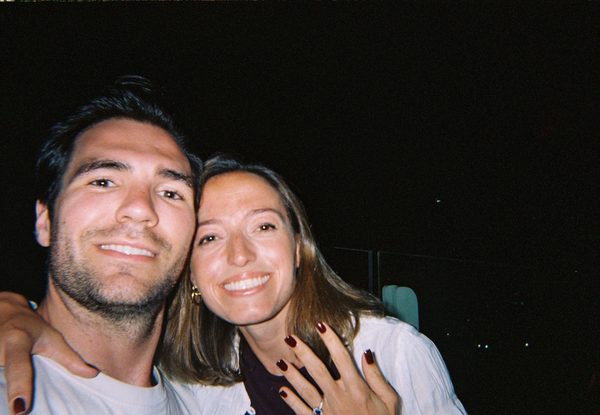 Lucía y Clemente sonriendo